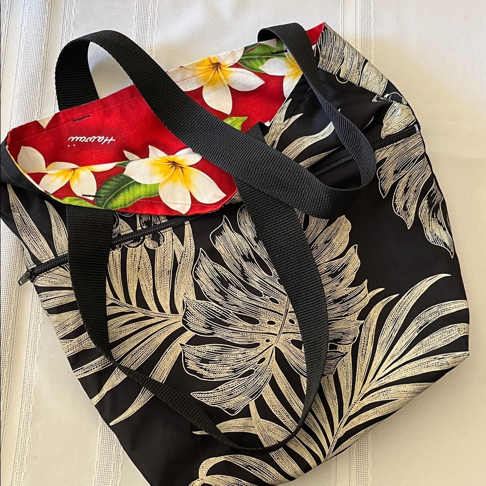 Reversible Fabric Tote Bag